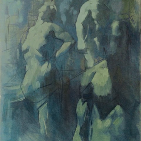 adam bota, o.t. (inkupationszeit), 2008, 70 x 50 cm, öl auf leinwand – galerie erlas