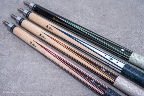 ビリヤードキュー アダム 剣舞/KENBU-04 BD〉アダムジャパンの新プレーキューシリーズ『剣舞-KENBU-』4モデル