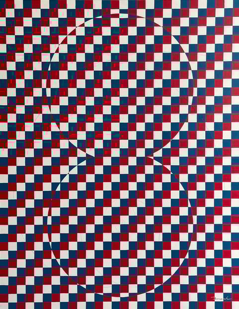 EXIST 2    F50  910mm*1167mm   2023 acrylic on canvas