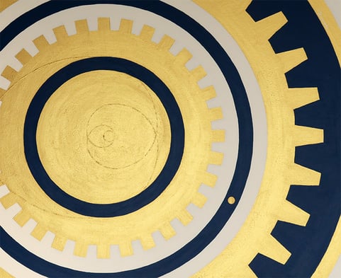 TOP GEAR  1   652mm*530mm   F15   2023  acrylic on canvas, wood