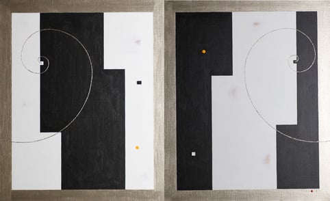 Body & Image 21  1000mm×606mm  (500mm×606mm each)  F12×2  Acrylic 2015