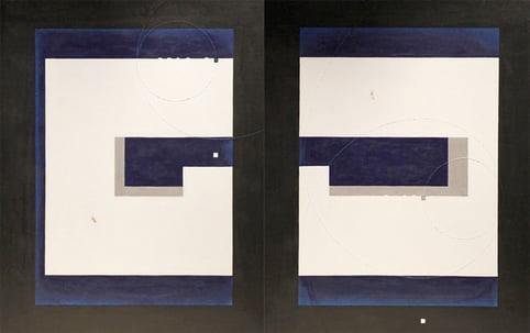 Body & Image 1   1454mm×910mm (727mm×910mm each)  F30×2   Acrylic  2013