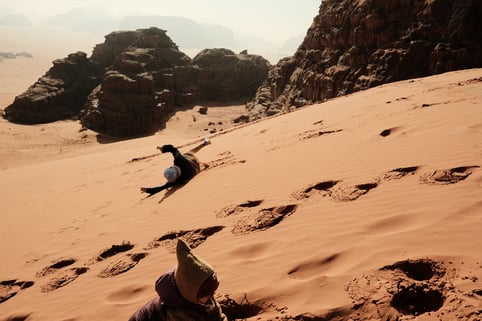 Zoe´s kreativer Weg nach unten