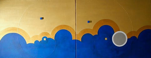 Star Gate 9   F6×2   820mm×318mm   Acrylic 2013