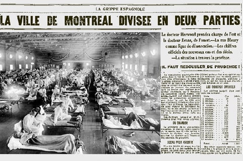 A Montréal, au plus fort de l'épidémie, on comptait un mort toutes les neuf minutes