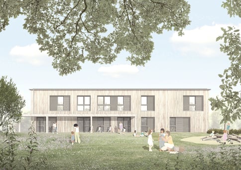 Hamburger KiTa-Haus 2021 Kindertagesstätte Kindergarten Architektur GMH SBH Hamburg Herr & Schnell Architekten 