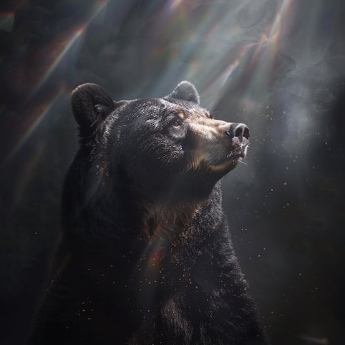 Der Bär ist ein spirituelles Symbol für Schutz und Führung. Er ist immer an unserer Seite, bereit uns zu helfen, wenn wir seine Hilfe suchen.