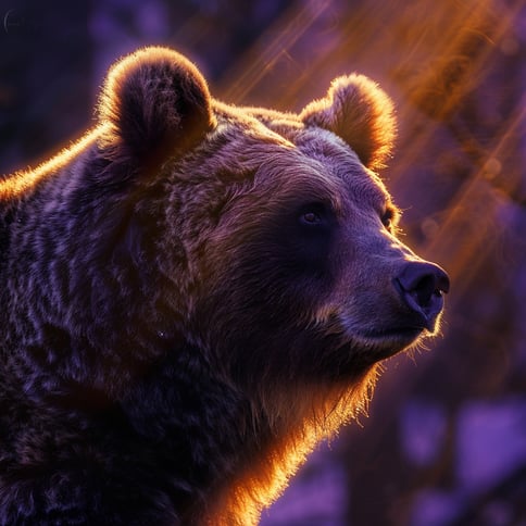 Der Bär ist ein mächtiges Symbol für Heilung und Wiedergeburt. Er erinnert uns daran, dass wir in der Lage sind, uns selbst zu heilen und aus schwierigen Situationen gestärkt hervorzugehen.