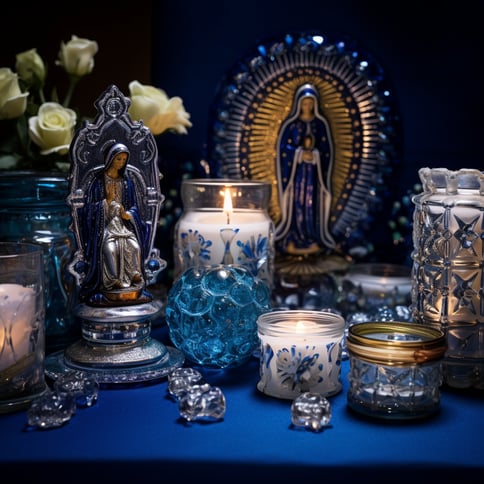 Kerzen sind Botschafter, die unsere Wünsche und Bitten  zu den Heiligen tragen und uns mit ihrer Unterstützung und Führung segnen.