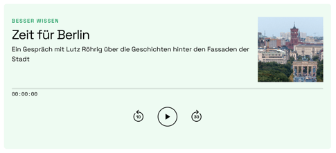 Zeit für Berlin im Podcast "Besser Wissen" des Golem IT Magazins