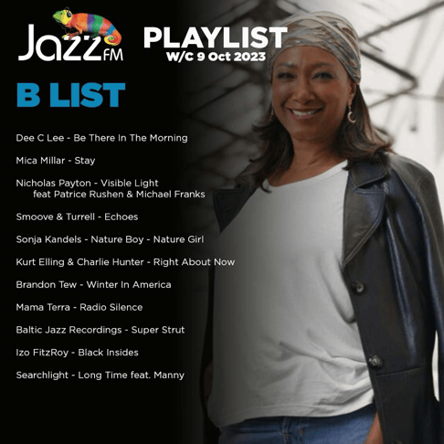 Delighted to be played on Jazz FM everyday