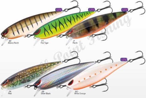 Stucki Fishing Defiler 130mm Slow Sinking Wobbler - Color-Chart