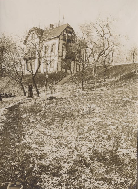 1896 erstes Haus am Philosophenweg