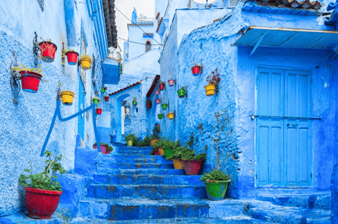 おすすめの色とは？モロッコ青い街シャウエン観光時に着る服装　実加のブログ