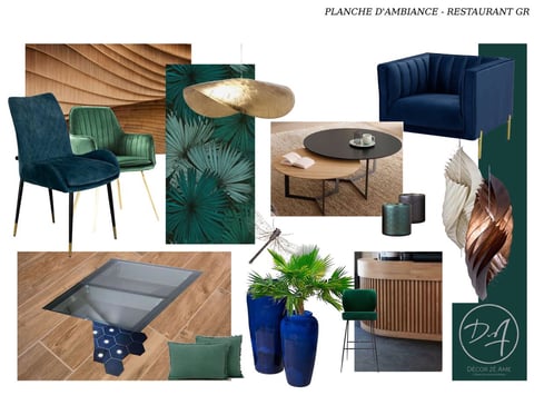 Planche ambiance Restaurant GR St Martin de Londres