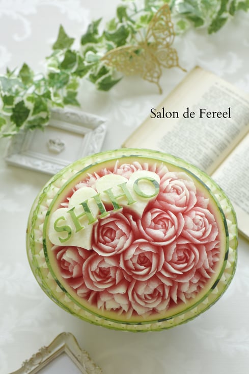 #カービング  #田中聖子 #大阪 #習い事 #彫刻 #フルーツカービング #ソープカービング #スイカ #フルーツ #カッティング #ソープ #趣味 #彫刻  #soap #soapcarving  #fruitscarving #cutting #carving #watermelon #fruit #fruits #melon  #フルーツカービングオーダー #スイカカービング注文