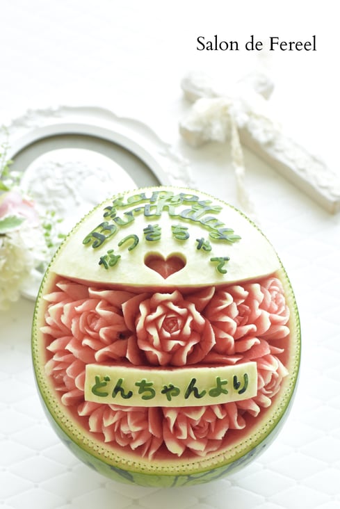 #カービング  #田中聖子 #大阪 #習い事 #彫刻 #フルーツカービング #ソープカービング #スイカ #フルーツ #カッティング #ソープ #趣味 #彫刻  #soap #soapcarving  #fruitscarving #cutting #carving #watermelon #fruit #fruits #melon  