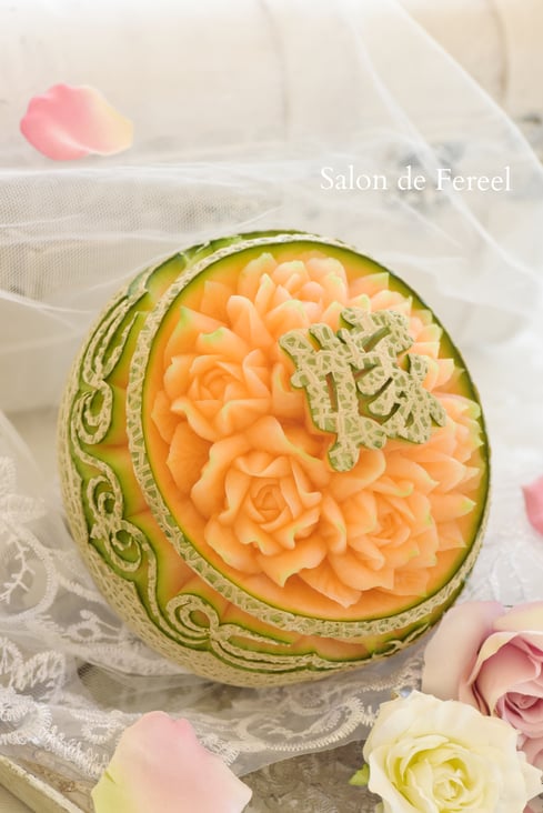 #カービング #大阪 #習い事 #彫刻 #フルーツカービング #ソープカービング #スイカ #フルーツ #カッティング #soap #soapcarving #fruitscarving #cutting #carving #watermelon #fruit #fruits #melon
