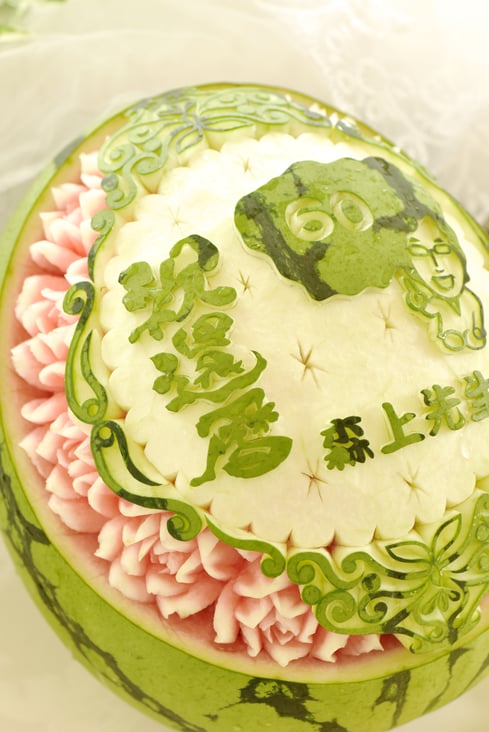 #カービング #大阪 #習い事 #彫刻 #フルーツカービング #ソープカービング #スイカ #フルーツ #カッティング #soap #soapcarving #fruitscarving #cutting #carving #watermelon #fruit #fruits #melon