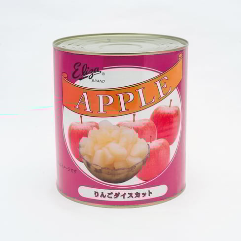 フルーツ缶詰,リンゴ,エリザりんごダイスカットライトシラップ,ストー缶詰株式会社