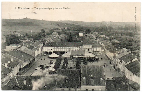 Marciac en 1900