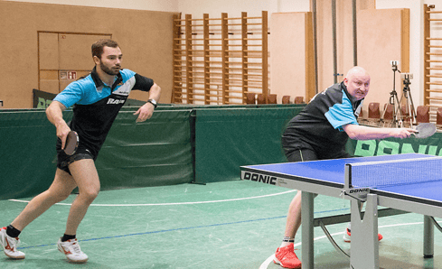 Michael Kufmüller und Tomas Janci mussten wieder ins Doppel.