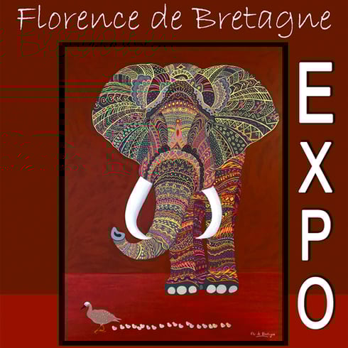 Exposition Florence de Bretagne au Château de Condé - saison 2019