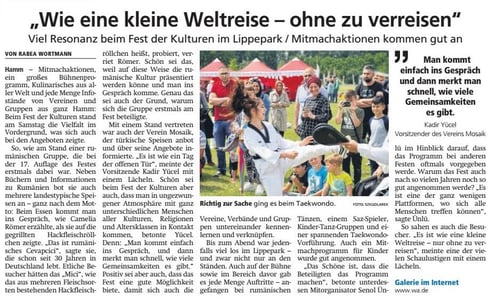 17.06.19 - Wie eine kleine Weltreise - ohne zu verreisen - Fest der Kulturen