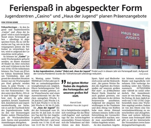 WA 2020.06.22 - Ferienspaß in abgespeckter Form