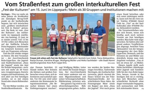 17.04.2019 - Vom Straßenfest zum großen interkulturellen Fest