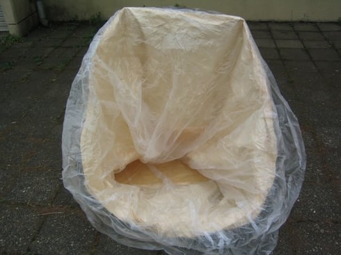 大型土のう JD-2丸型 PE内袋付 投入口