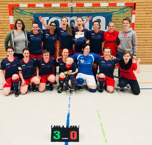 Zu Null: Die Futsalicious Essen Ladies überzeugen beim Regionalliga-Heimspiel gegen Holzpfosten Schwerte (Foto: Fritz) 