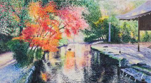 「流れの朝光」　P120　澤田　朋由紀