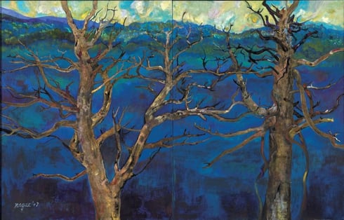 「樹」　長江　倫常子　１１６０×１８２０