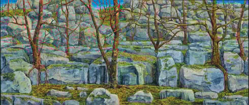 「岩ノ樹」　1167×2730　川内　健嗣