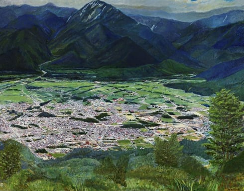 「はるかなる大町」　宮本　正章　Ｆ150