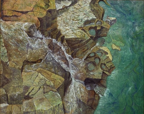 「厳美渓」　日比野　光雄　Ｆ１００