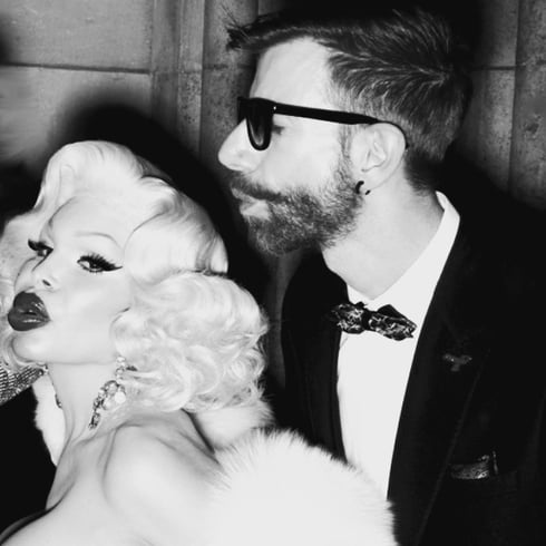 Martin Meister and Amanda Lepore by Michael Duerr 2015 #martinmeister #amandalepore
