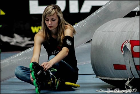 K.Hartmanis preparing for the battle. Photo : T.Bourbon. 