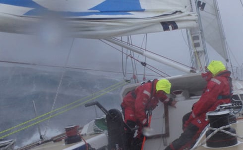 Clipper-Racer "One DLL" im Sturm