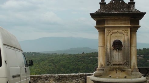 Pas facile de voir le Ventoux !