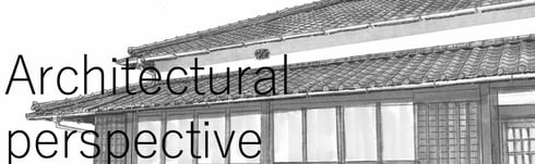 手書きパース作成