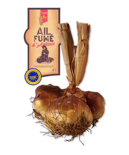 Knoblauch; geräuchert; geräucherter; Frankreich; Nordfrankreich; Ail, fume; fumé; Arleux; Knobi; Knolle, Kibu; Kibü; KibüWürze