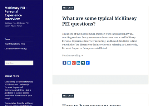 The McKinsey PEI Blog