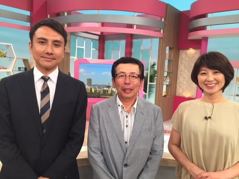 '18.7.24広島テレビの「テレビ派」に出演させていただきました。