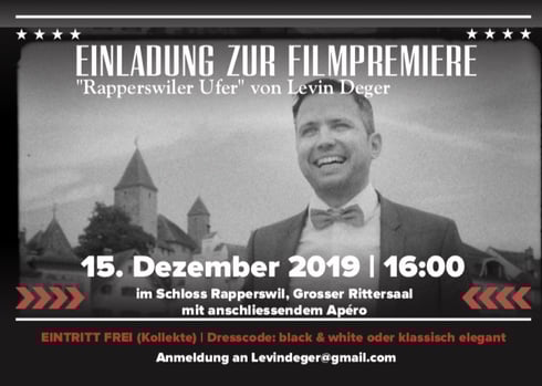 Levin Rapperswiler Ufer Première Premiere Schloss Rapperswil Sänger Gitarrist Alleinunterhalter Komponist Levin Deger