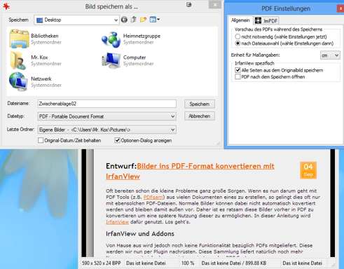 IrfanView-PDF-Speichern