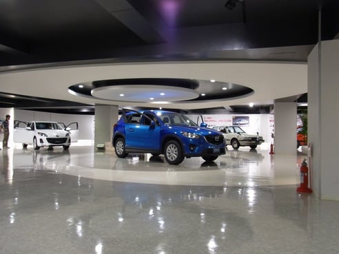 2年前のマツダミュージアムエントランスホール