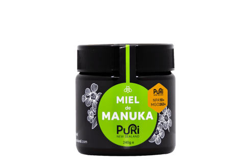 Pot de miel de manuka npa 10+ de Nouvelle-Zélande de Puri New Zealand l'expert en Miel de Manuka pour les particuliers et professionnels