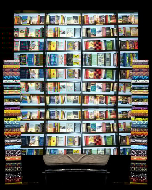 04 - Surrounding books - 100x150 cm